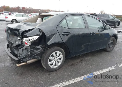 2016 Toyota Corolla Le из США, поврежденный, VIN 2T1BURHE2GC629471